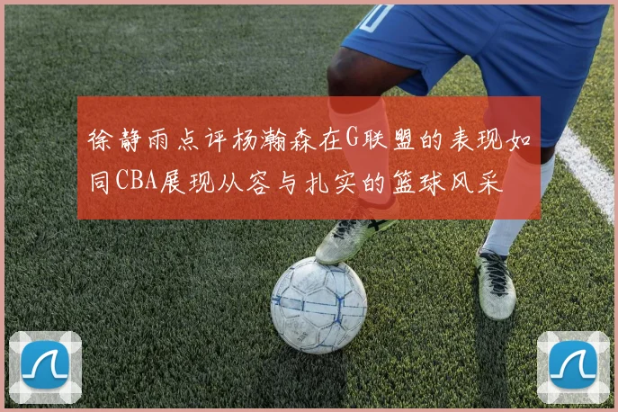 徐静雨点评杨瀚森在G联盟的表现如同CBA展现从容与扎实的篮球风采